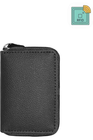 GREEN DRAGONFLY Textured Zip Around RFID Wallet
