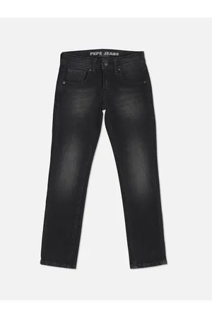 Pepe Jeans Boys Mid Rise Slim Fit Clean Look Light Fade Stretchable Jeans