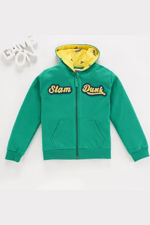 Ed-a-Mamma Boys Typography Self Design Bomber Jacket