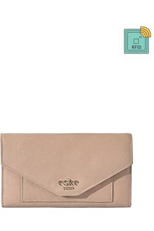 Eske Women Leather Three Fold Wallet