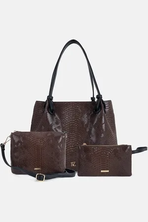 Kazo Handbags : Buy Kazo Black Textured Handbag Online