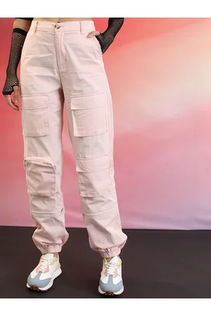 Ketch Women Mid-Rise Regular Cargos Trousers