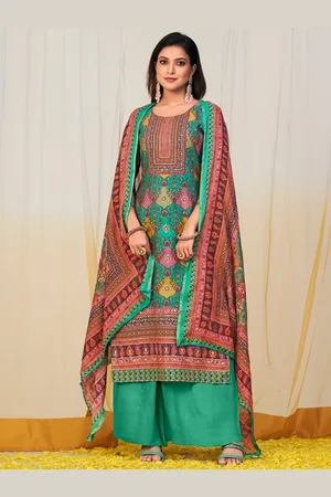 Stylee Lifestyle Printed Pure Silk Unstitched Dress Material