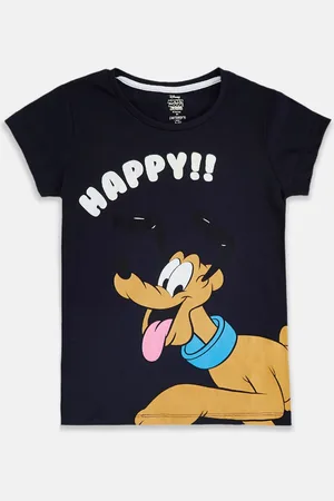 Pantaloons Girls Pluto Printed Cotton T-shirt