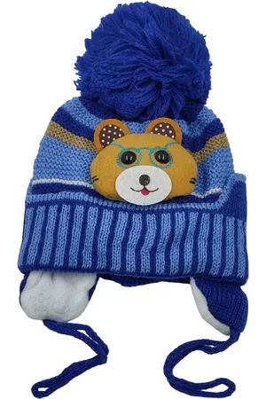 Zacharias Kids Self Design Wool Beanie