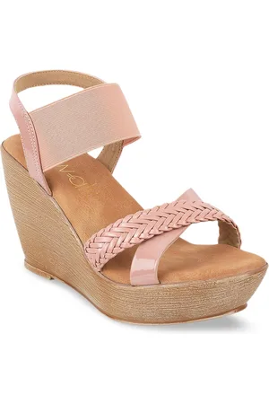 Catwalk Cross Strap Wedge Heels