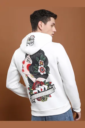 Highlander Men Printed Hooded Pullover Sweatshirt