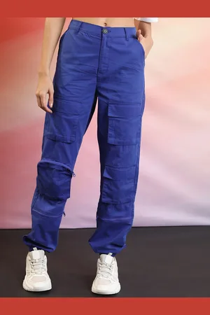 Ketch Women Mid-Rise Regular Cargos Trousers