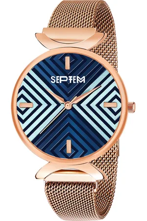 Septem Analog Watch - For Women - Buy Septem Analog Watch - For Women Women  White & Black Online at Best Prices in India | Flipkart.com