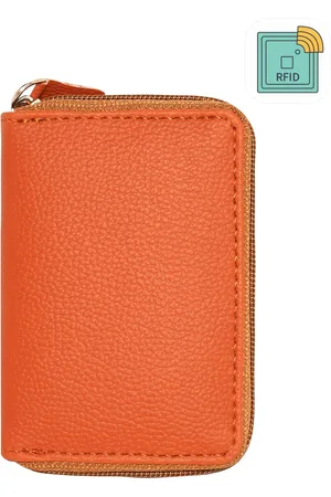 GREEN DRAGONFLY Textured Zip Around RFID Wallet