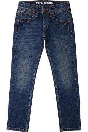 Pepe Jeans Boys Slim Fit Mid-Rise Light Fade Stretchable Clean Look Jeans