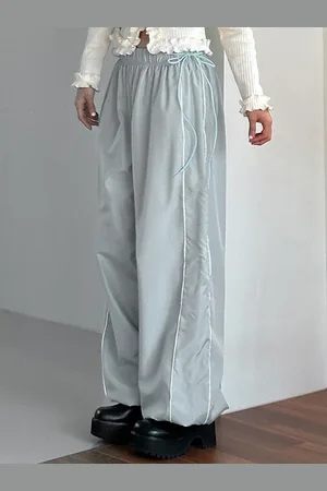 LULU & SKY Women Mid Rise Parallel Trousers