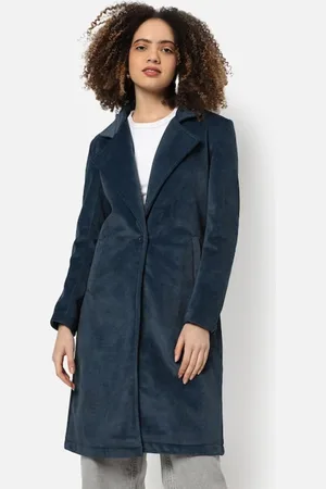 Campus Single Breasted Longline Overcoat
