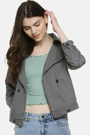 Campus Windcheater Cotton Crop Tailored Jacket