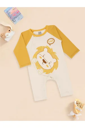 MeeMee Infants Printed Cotton Rompers
