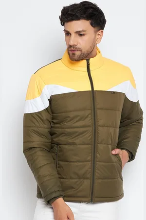 Duke Colourblocked Mock Collar Puffer Jacket