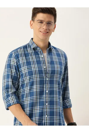 Mast & Harbour Men Standard Tartan Checked Casual Shirt