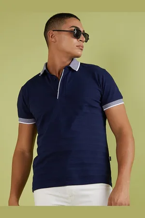 Campus Polo Collar Regular Fit Cotton T-Shirt