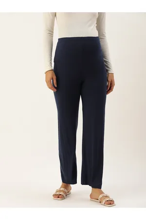 Blush Women Knitted Maternity Palazzos