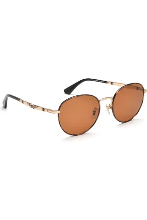 Police Oval Sunglasses with UV Protected Lens SPLE07K52320SG