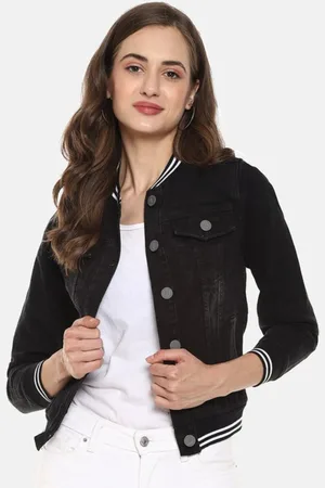 Campus Windcheater Cotton Crop Denim Jacket