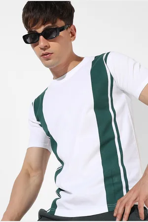 Campus Colourblocked Cotton T-shirt
