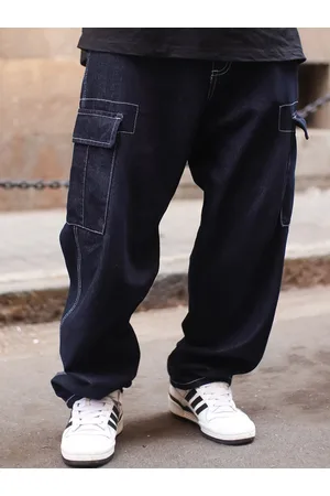 Powerlook Men Cotton Clean Look No Fade Relaxed Fit Jeans