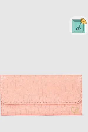 Caprese Women Textured Envelope Wallet