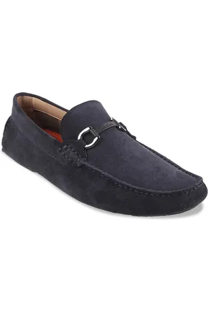 Metro Men Suede Horsebit Loafers