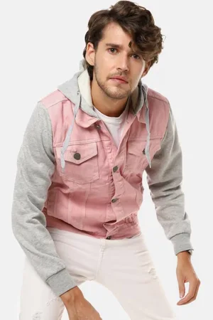 Campus Hooded Windcheater Cotton Denim Jacket