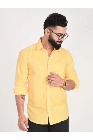 FUBAR Slim Fit Spread Collar Long Sleeves Casual Shirt