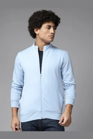 Park Avenue Men Solid Sweatshirt
