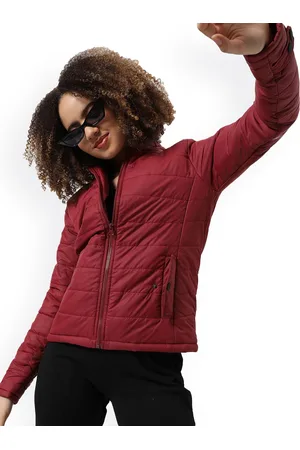 Campus Windcheater Mock Neck Puffer Jacket