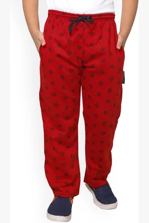 IndiWeaves Boys Printed Fleece Track Pants