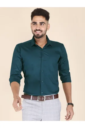 FUBAR Slim Fit Spread Collar Chest Pocket Casual Shirt