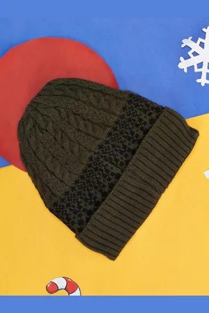 Pantaloons Men Self Design Beanie