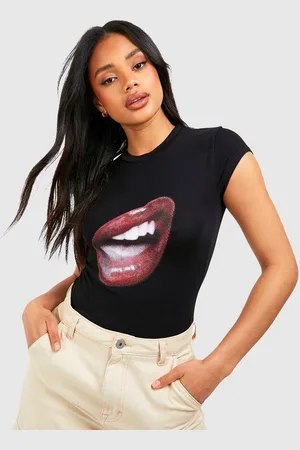 Boohoo Printed Fitted T-shirt