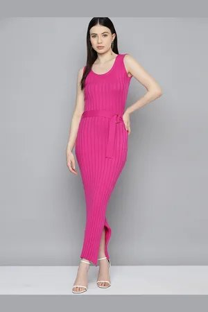 Chemistry Ribbed Sheath Maxi Dress
