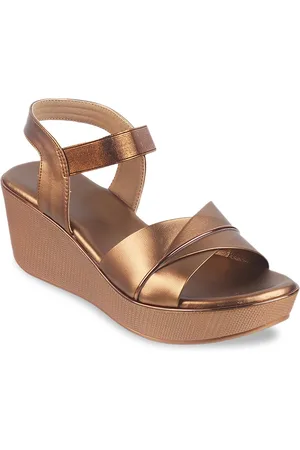 All Things Mochi Open Toe Wedge Heels