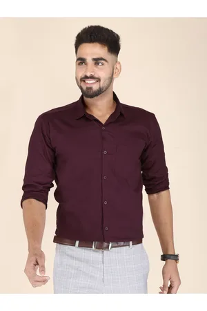 FUBAR Slim Fit Spread Collar Long Sleeves Formal Shirt