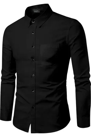FUBAR Slim Fit Spread Collar Long Sleeve Pocket Casual Shirt