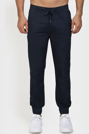 Red Tape Men Navy Blue Slim Fit Solid Joggers