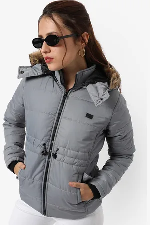 Campus Windcheater Fur Detail Detachable Hooded Puffer Jacket
