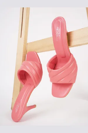 THE WHITE POLE Open Toe Slim Heels