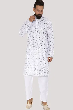Mag Geometric Printed Regular Kurta With Pyjamas