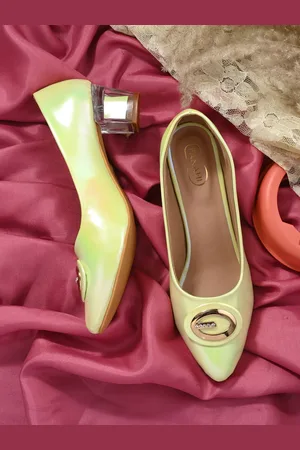 PANAHI Embellished Block Pumps