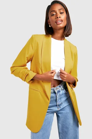 Boohoo Shawl Collar Longline Blazer