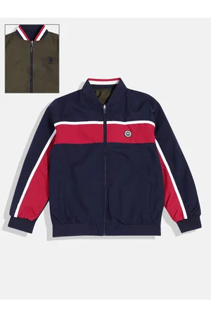 Ralph Lauren Boys Striped Reversible Bomber Jacket