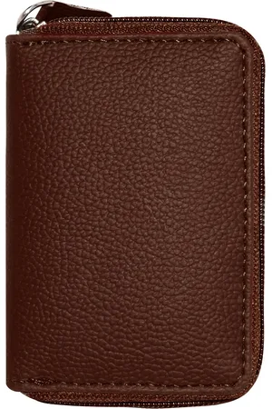 GREEN DRAGONFLY Unisex Textured PU Zip Around Wallet