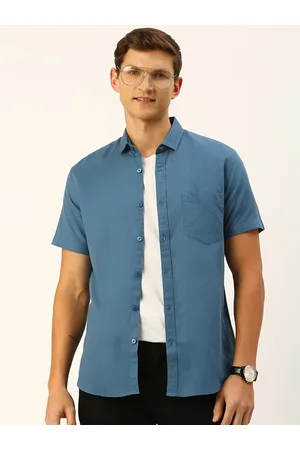 Mast & Harbour Classic Slim Fit Spread Collar Casual Shirt